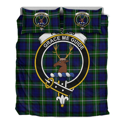 Forbes Modern Tartan Crest Bedding Set