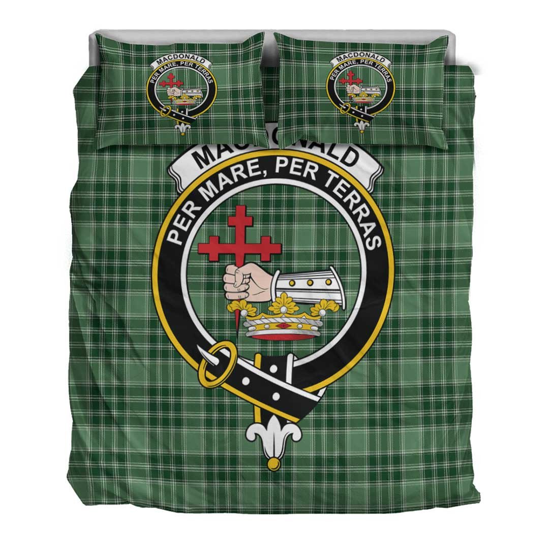 MacDonald Lord of the Isles Hunting Tartan Crest Bedding Set