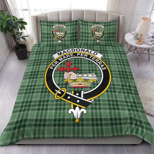 MacDonald Lord of the Isles Hunting Tartan Crest Bedding Set