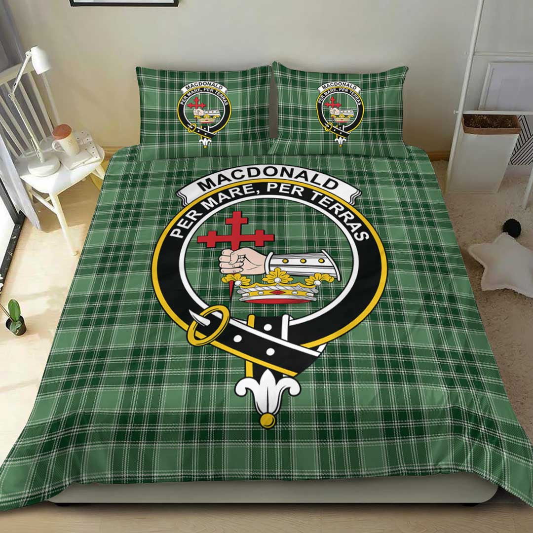 MacDonald Lord of the Isles Hunting Tartan Crest Bedding Set