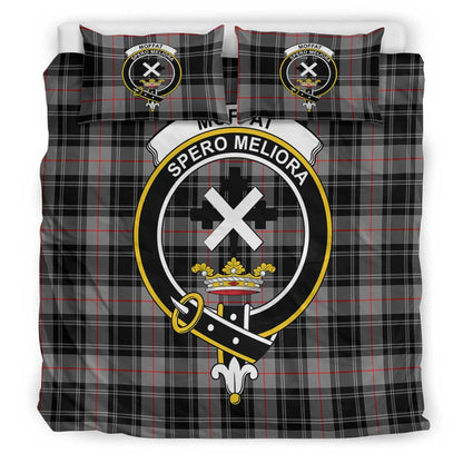 Moffat Modern Tartan Crest Bedding Set