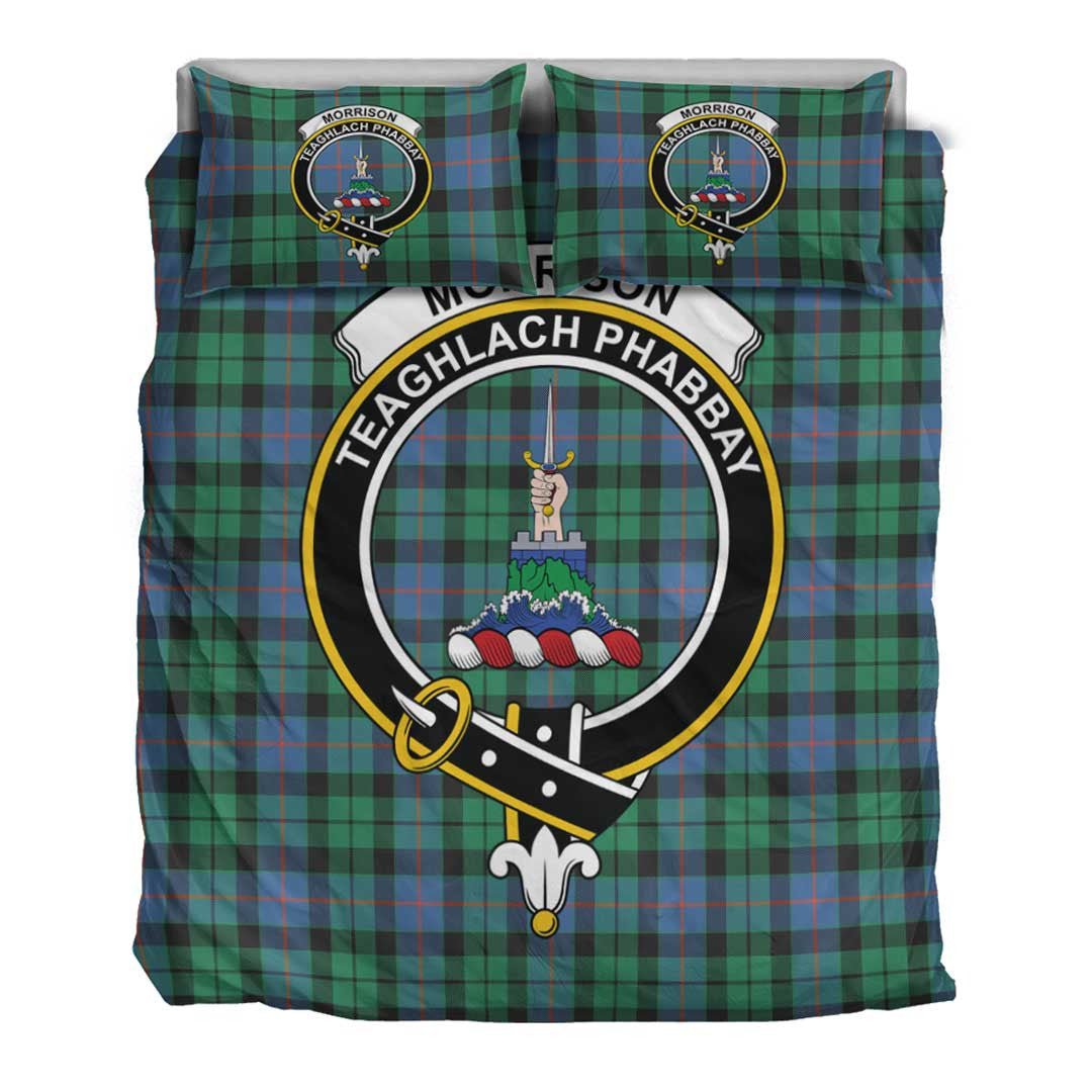 Morrison Ancient Tartan Crest Bedding Set