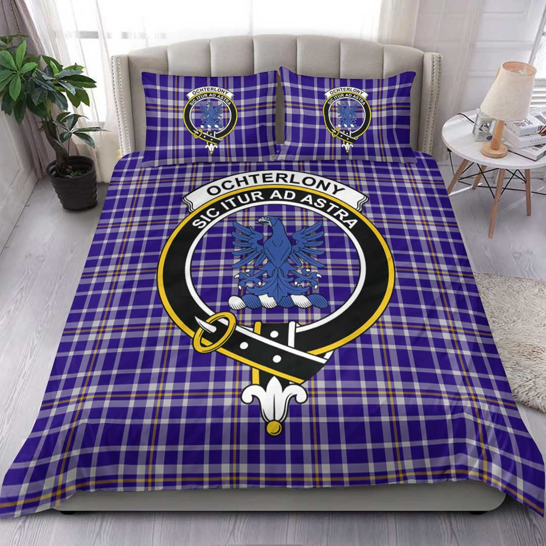 Ochterlony Tartan Crest Bedding Set