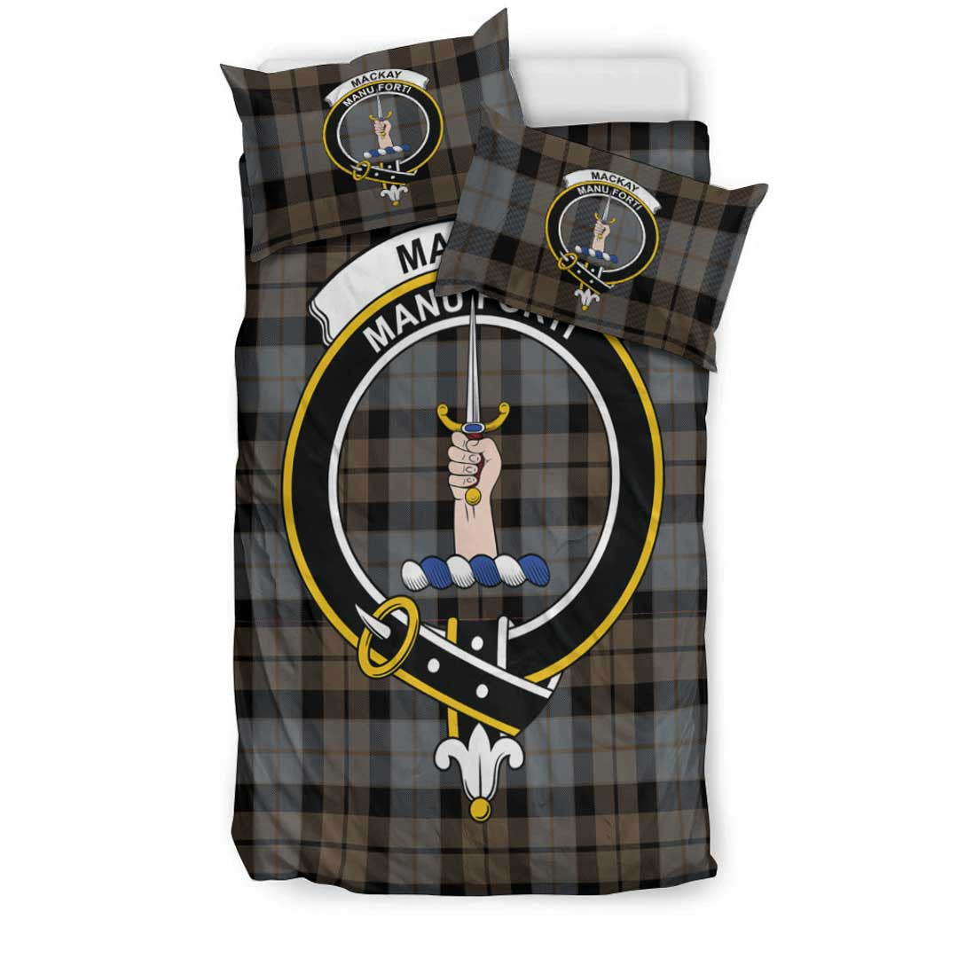 MacKay Weathered Tartan Crest Bedding Set