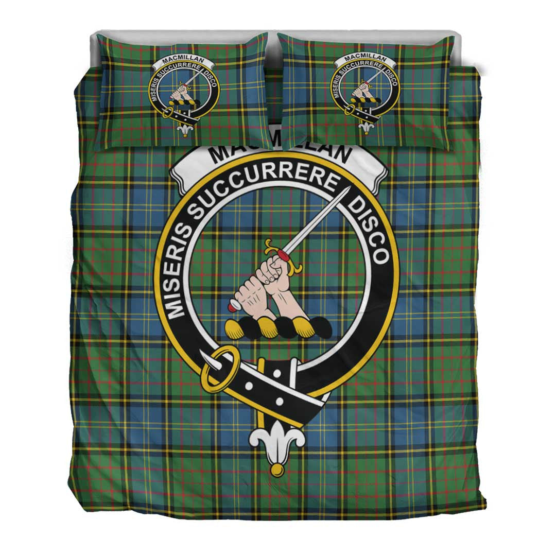 MacMillan Hunting Ancient Tartan Crest Bedding Set