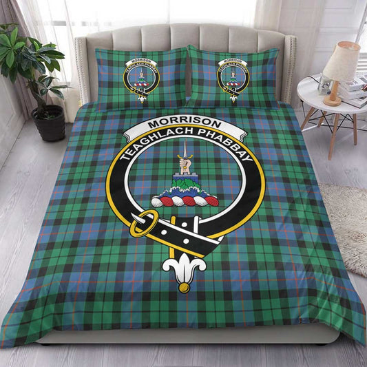 Morrison Ancient Tartan Crest Bedding Set