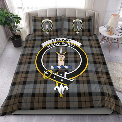 MacKay Weathered Tartan Crest Bedding Set