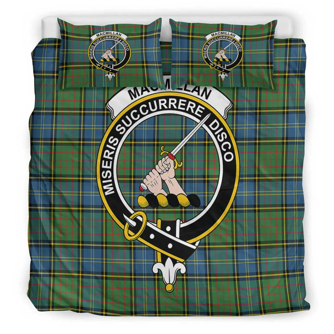 MacMillan Hunting Ancient Tartan Crest Bedding Set