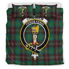 Chisholm Hunting Ancient Tartan Crest Bedding Set