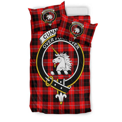 Cunningham Modern Tartan Crest Bedding Set