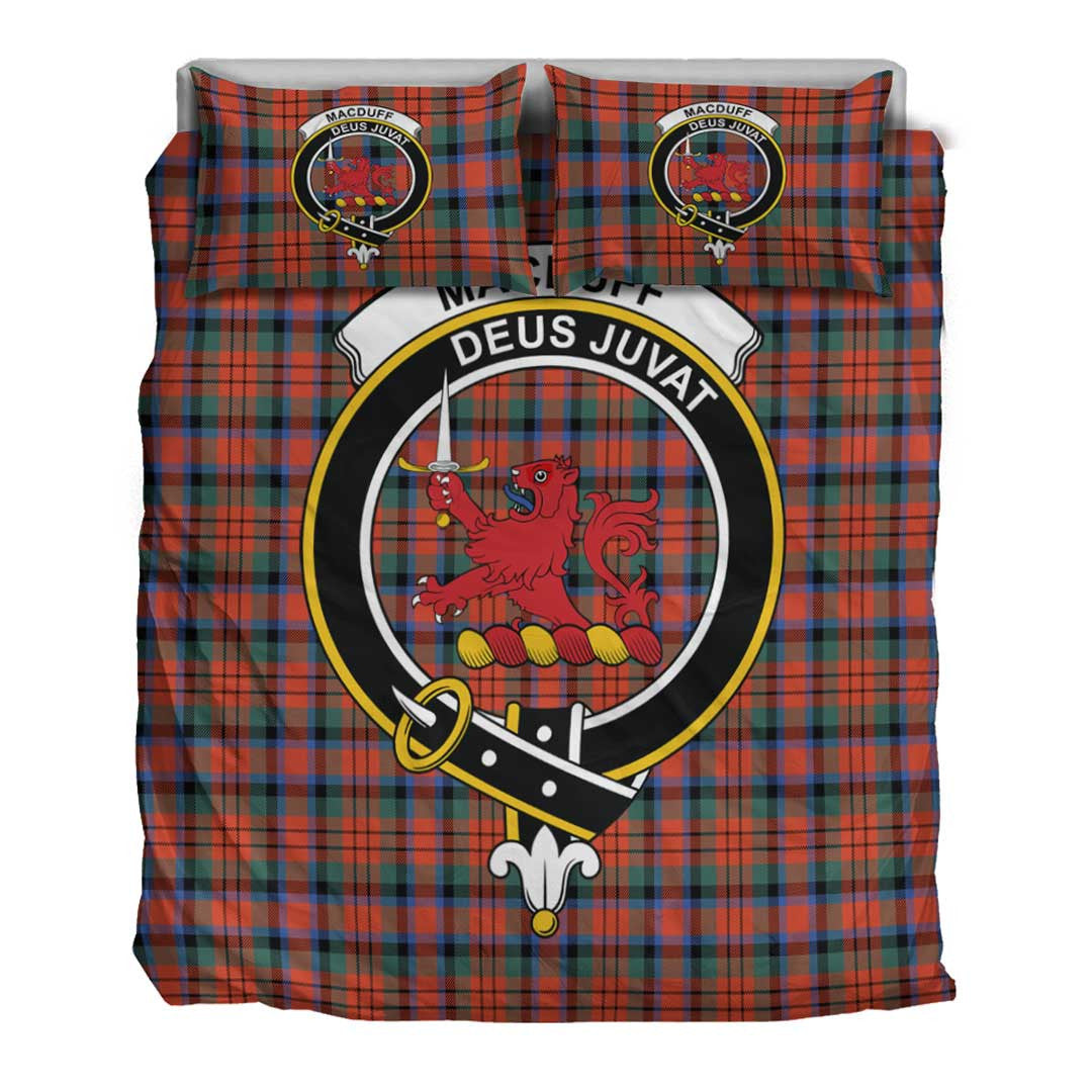 MacDuff Ancient Tartan Crest Bedding Set