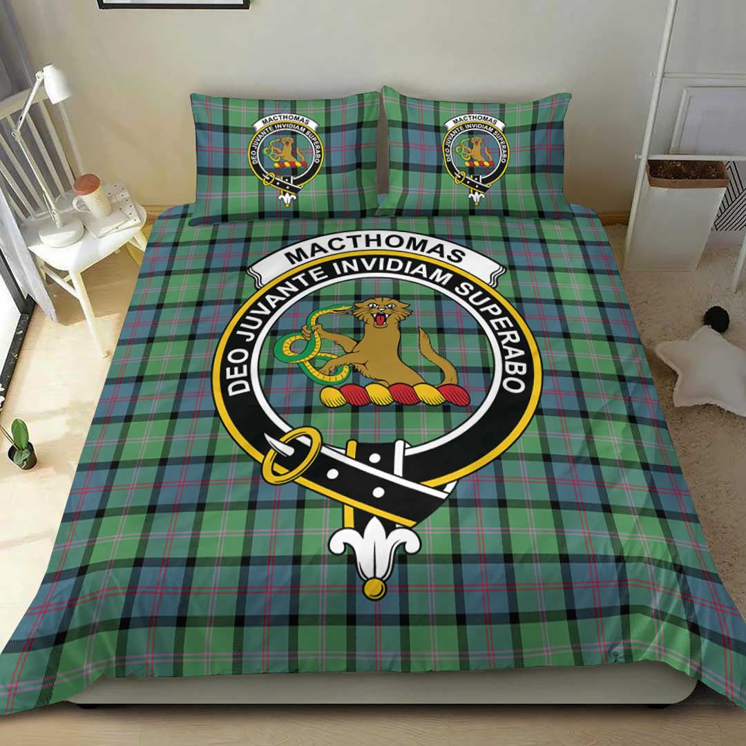 MacThomas Ancient Tartan Crest Bedding Set