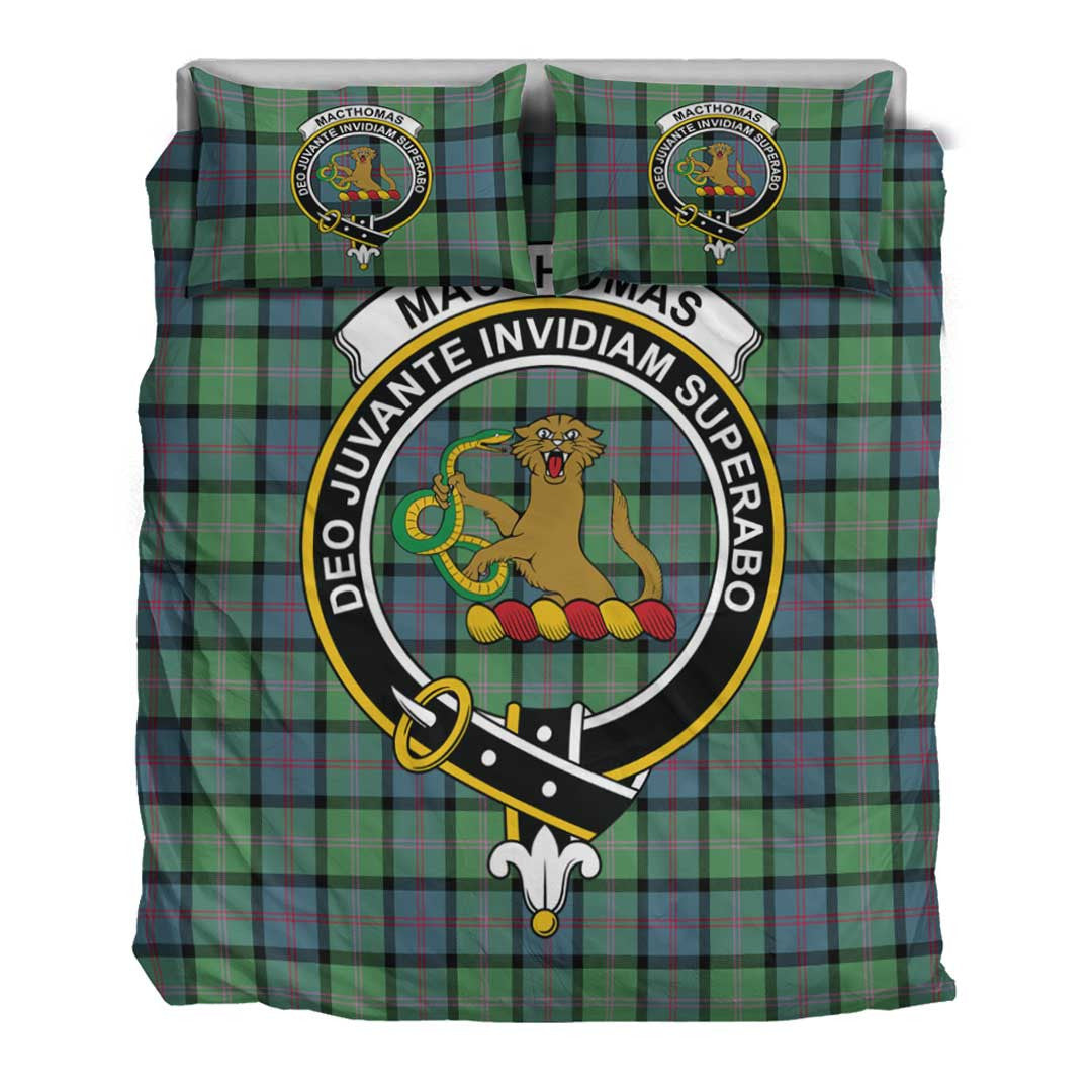 MacThomas Ancient Tartan Crest Bedding Set