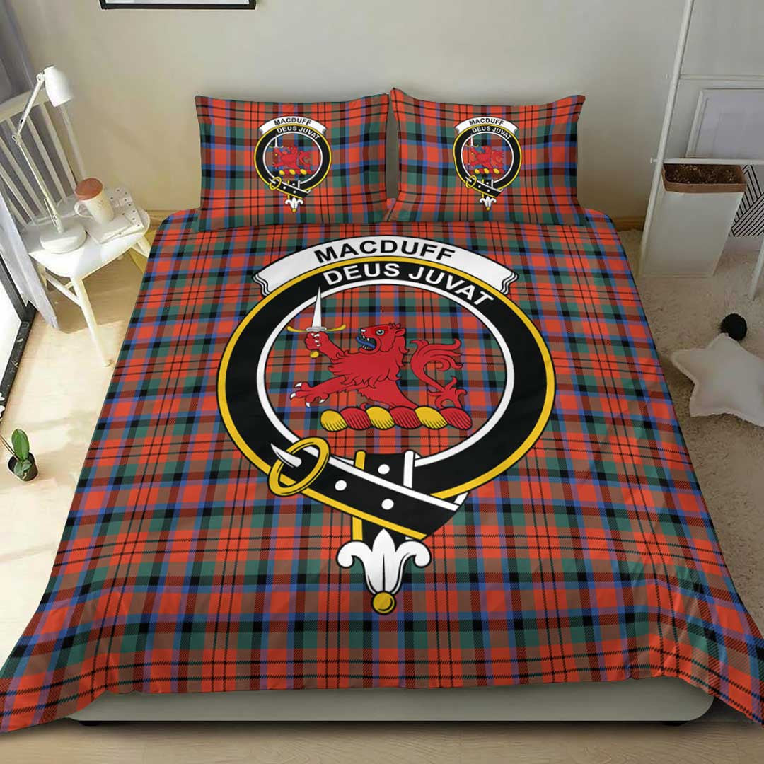 MacDuff Ancient Tartan Crest Bedding Set