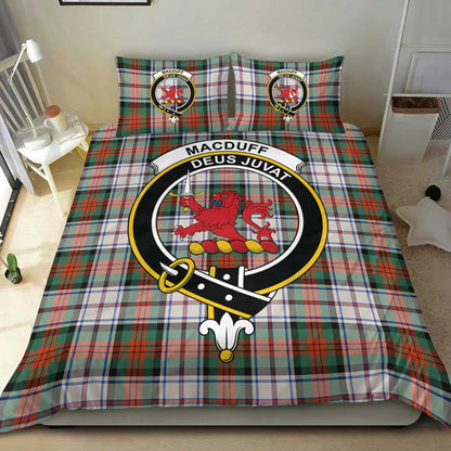 MacDuff Dress Ancient Tartan Crest Bedding Set