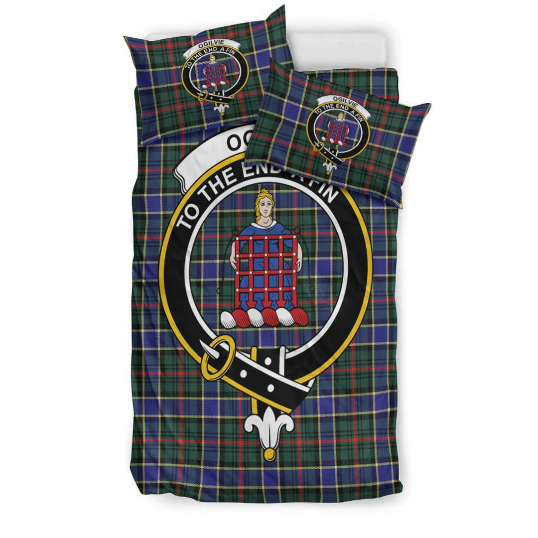 Ogilvie of Airlie Ancient Tartan Crest Bedding Set