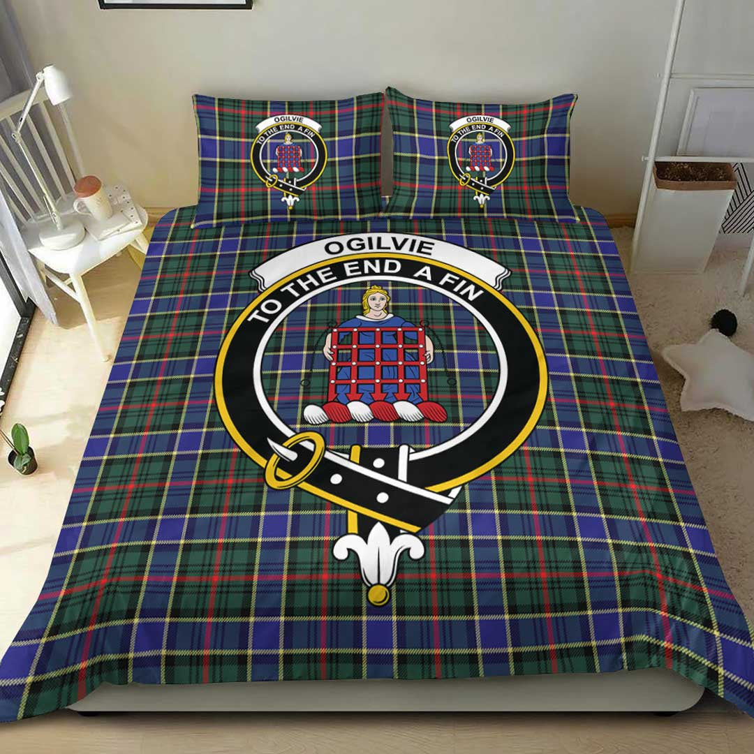 Ogilvie of Airlie Ancient Tartan Crest Bedding Set