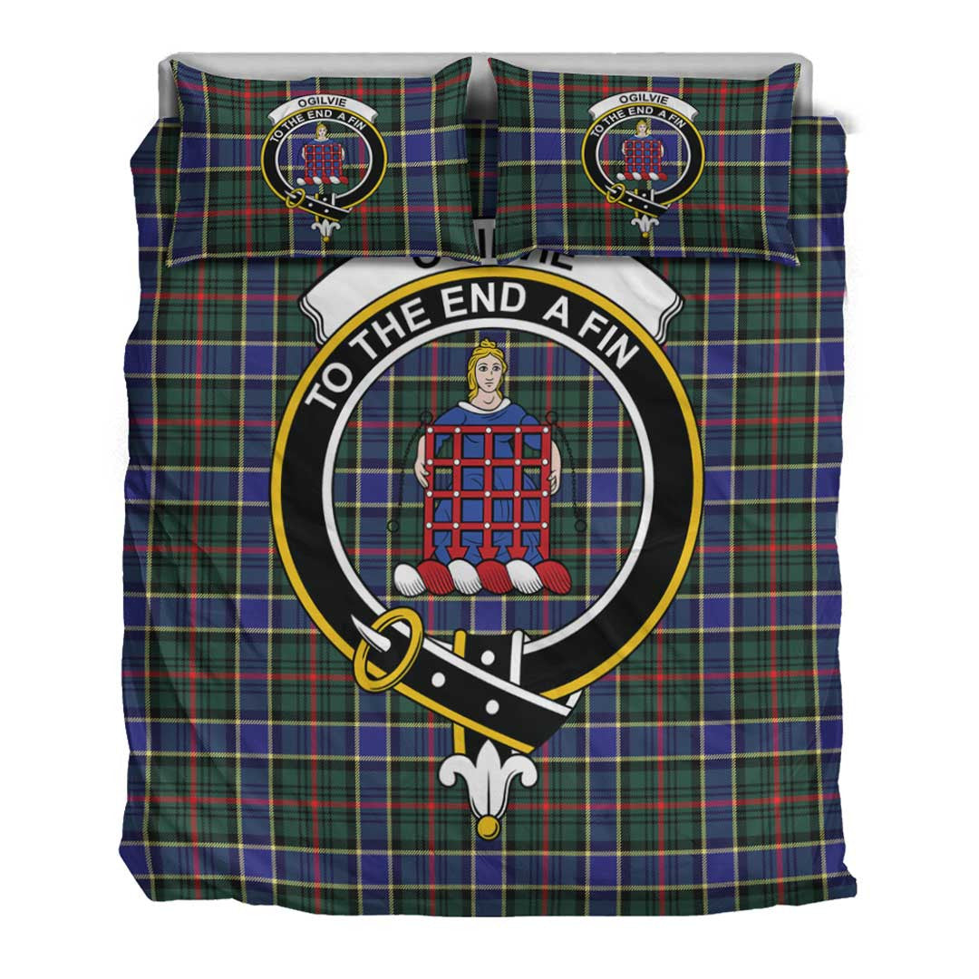 Ogilvie of Airlie Ancient Tartan Crest Bedding Set