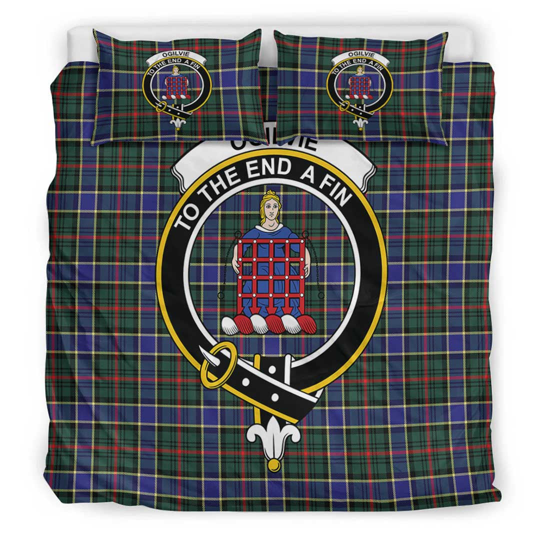 Ogilvie of Airlie Ancient Tartan Crest Bedding Set