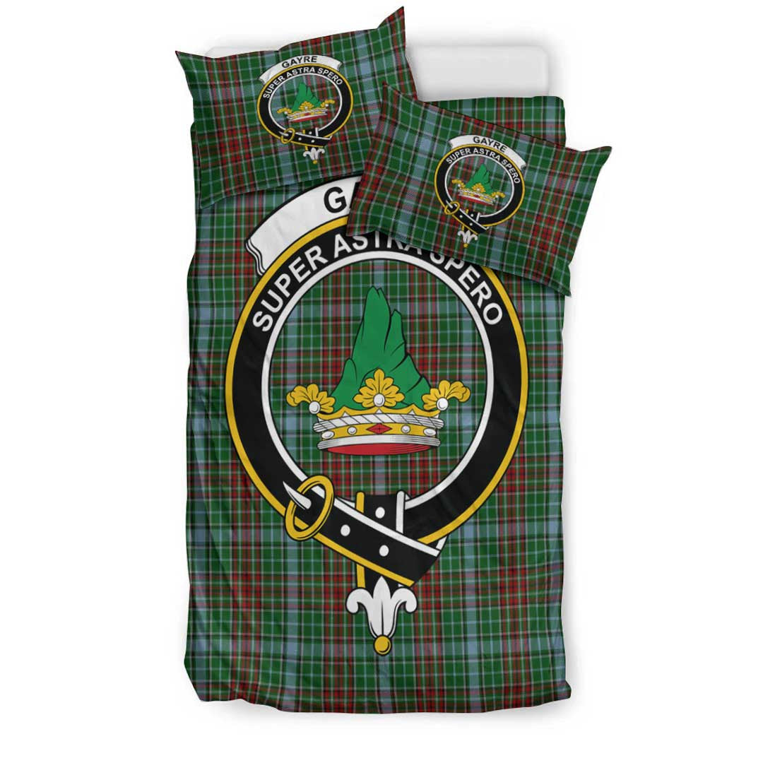 Gayre Tartan Crest Bedding Set