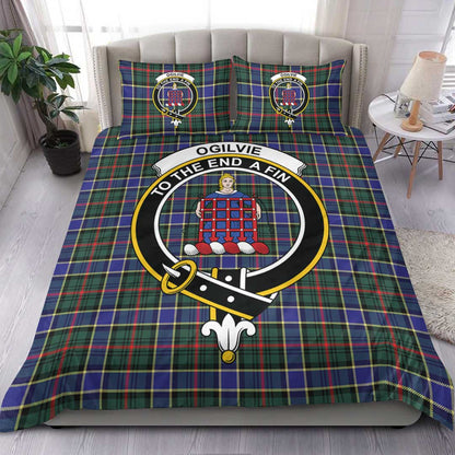 Ogilvie of Airlie Ancient Tartan Crest Bedding Set