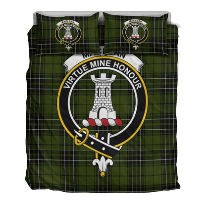 MacLean Hunting Ancient Tartan Crest Bedding Set