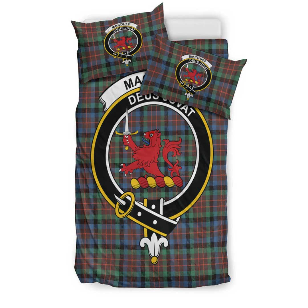 MacDuff Hunting Ancient Tartan Crest Bedding Set