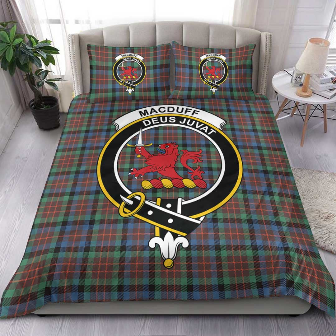 MacDuff Hunting Ancient Tartan Crest Bedding Set