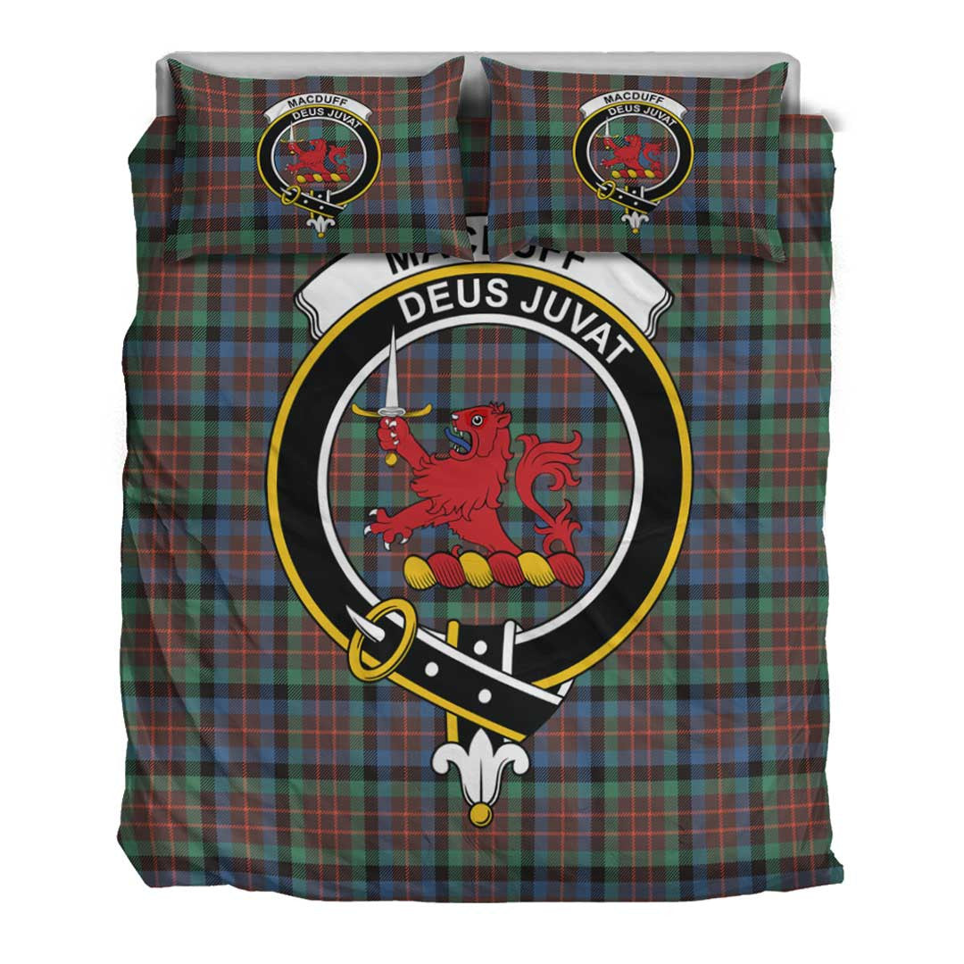 MacDuff Hunting Ancient Tartan Crest Bedding Set