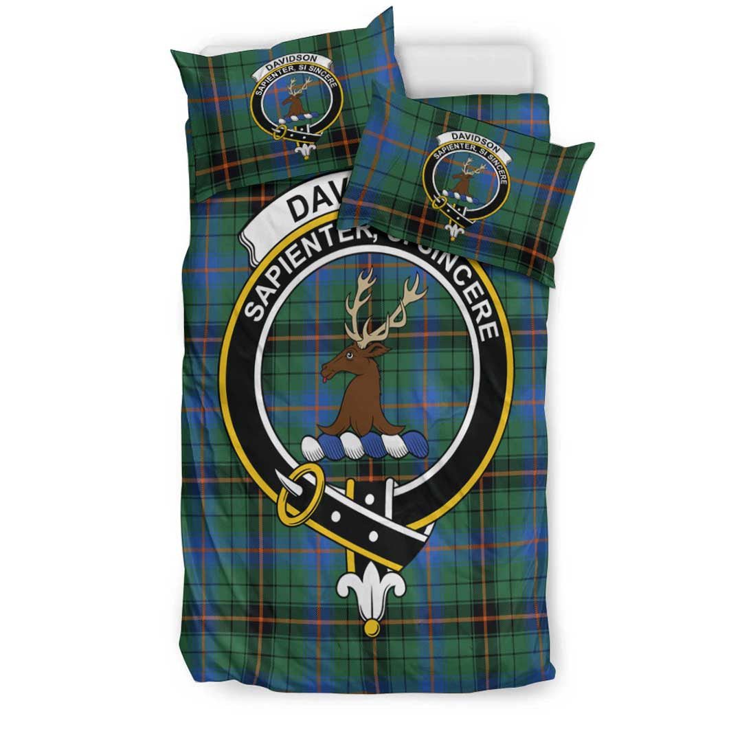 Davidson Ancient Tartan Crest Bedding Set