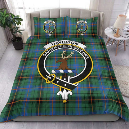 Davidson Ancient Tartan Crest Bedding Set