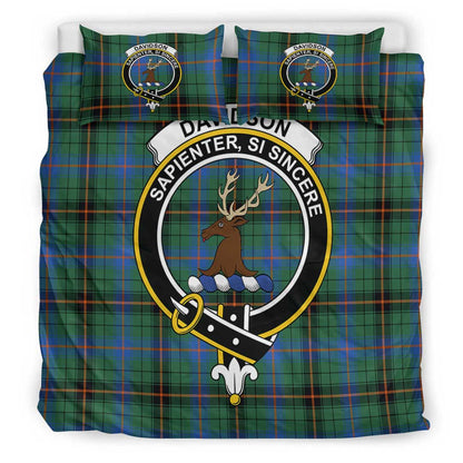 Davidson Ancient Tartan Crest Bedding Set