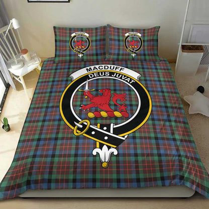 MacDuff Hunting Ancient Tartan Crest Bedding Set