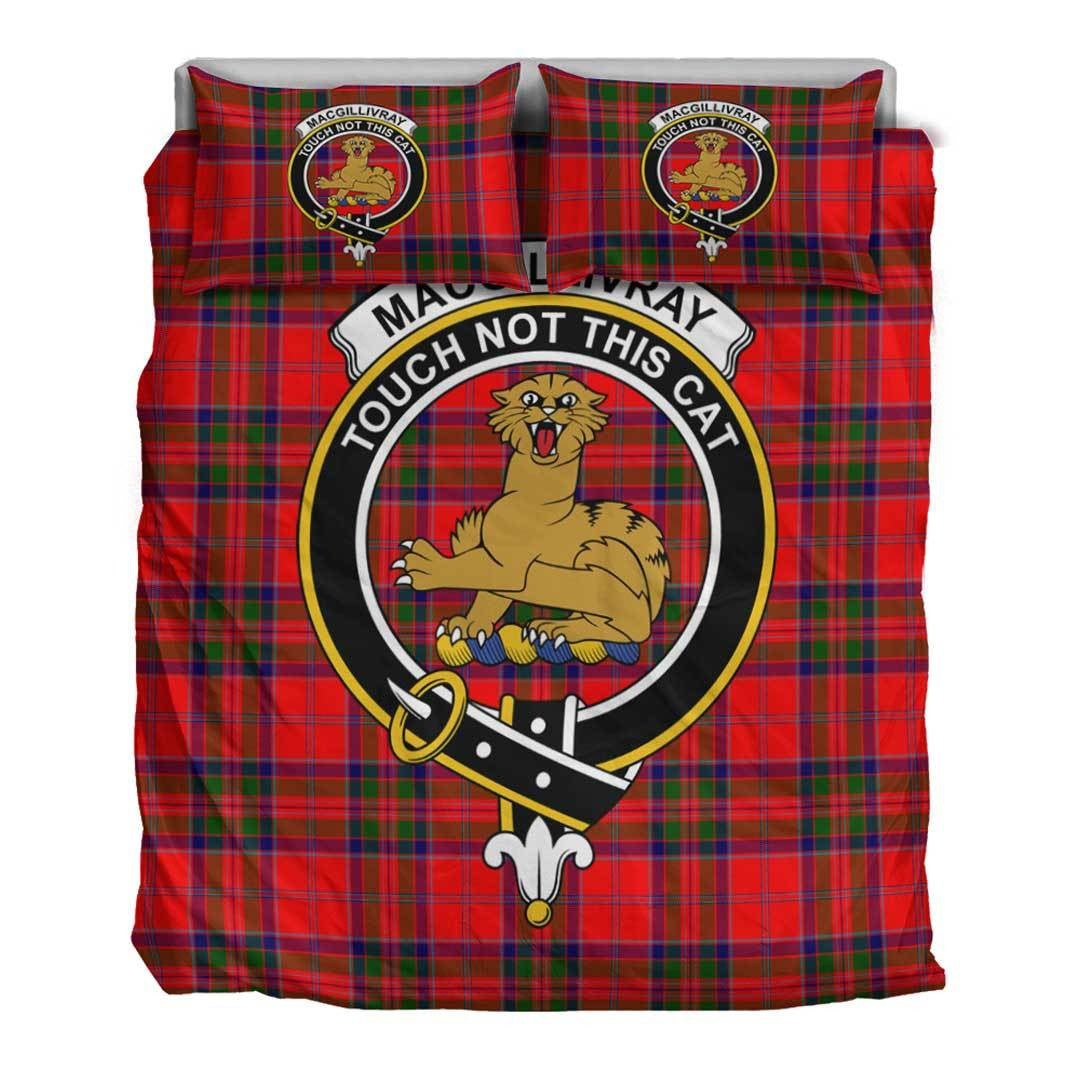 MacGillivray Modern Tartan Crest Bedding Set