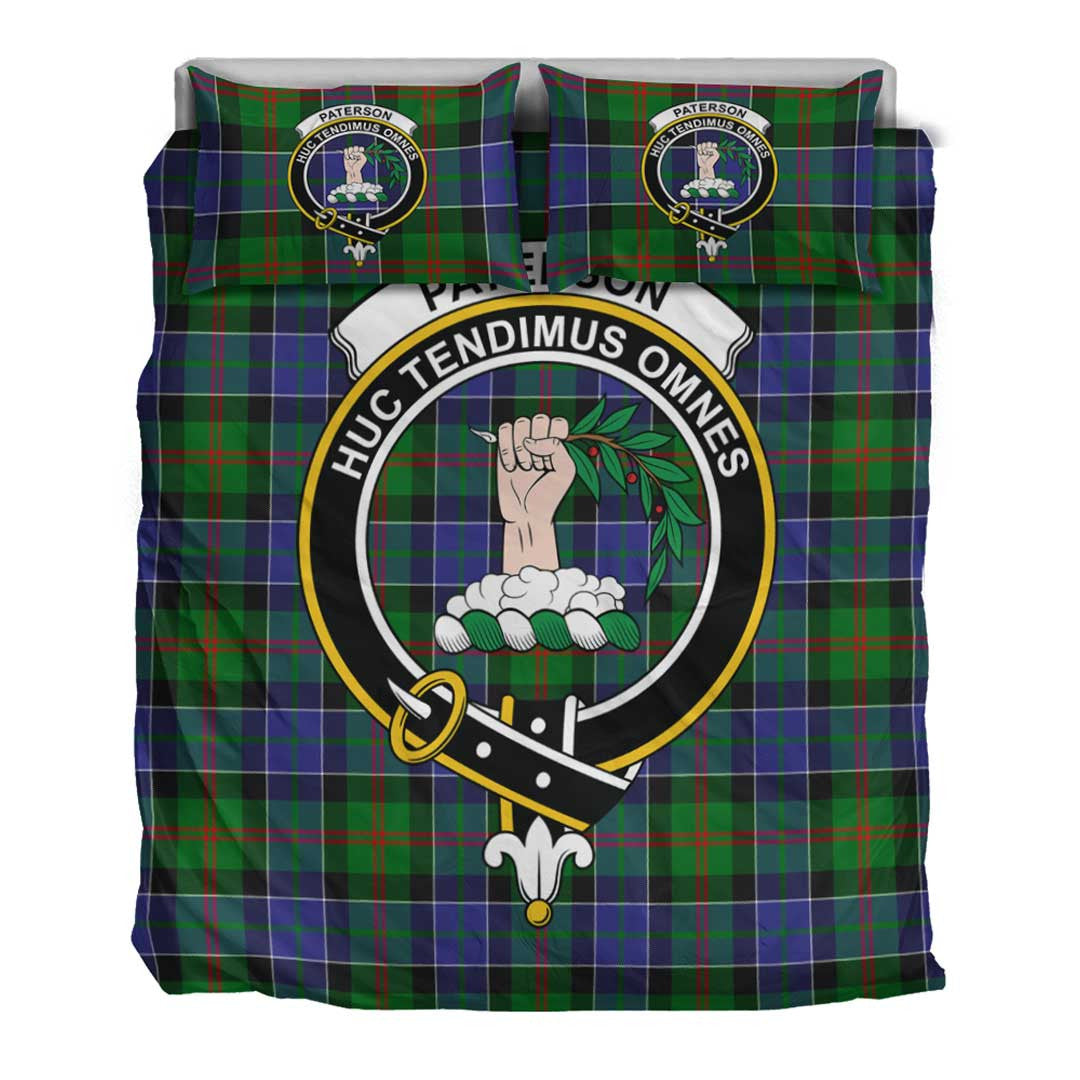 Paterson Tartan Crest Bedding Set