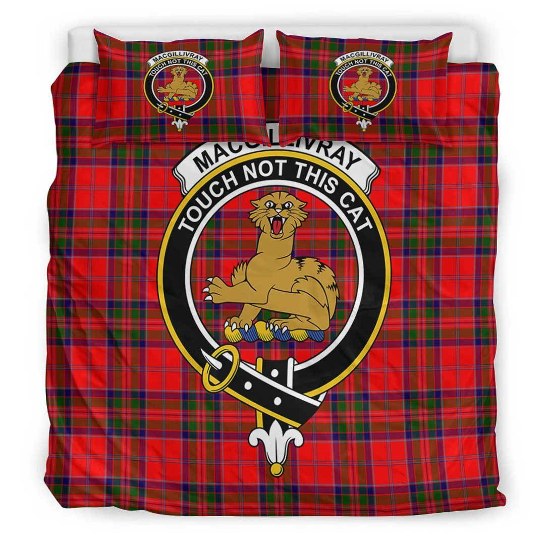 MacGillivray Modern Tartan Crest Bedding Set