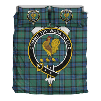 Sinclair Hunting Ancient Tartan Crest Bedding Set