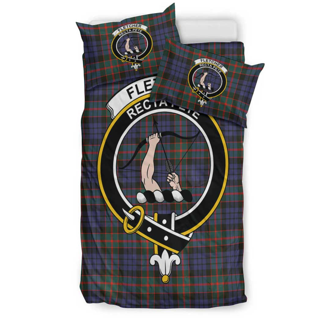 Fletcher of Dunans Tartan Crest Bedding Set