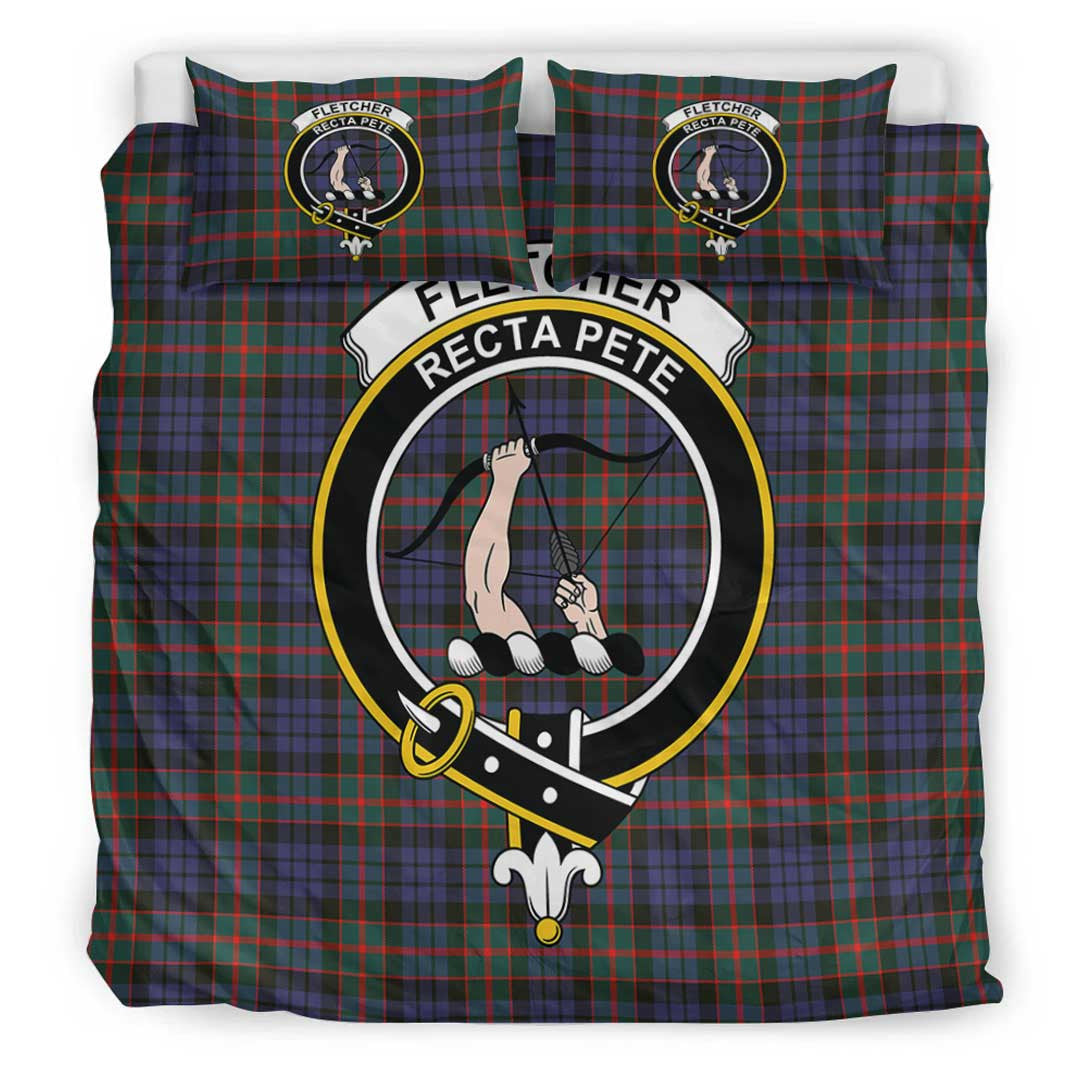 Fletcher of Dunans Tartan Crest Bedding Set