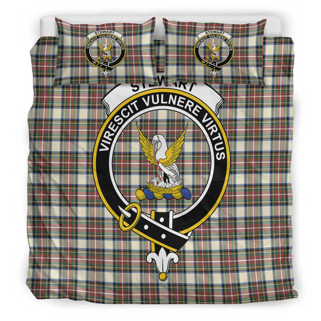 Stewart Dress Ancient Tartan Crest Bedding Set