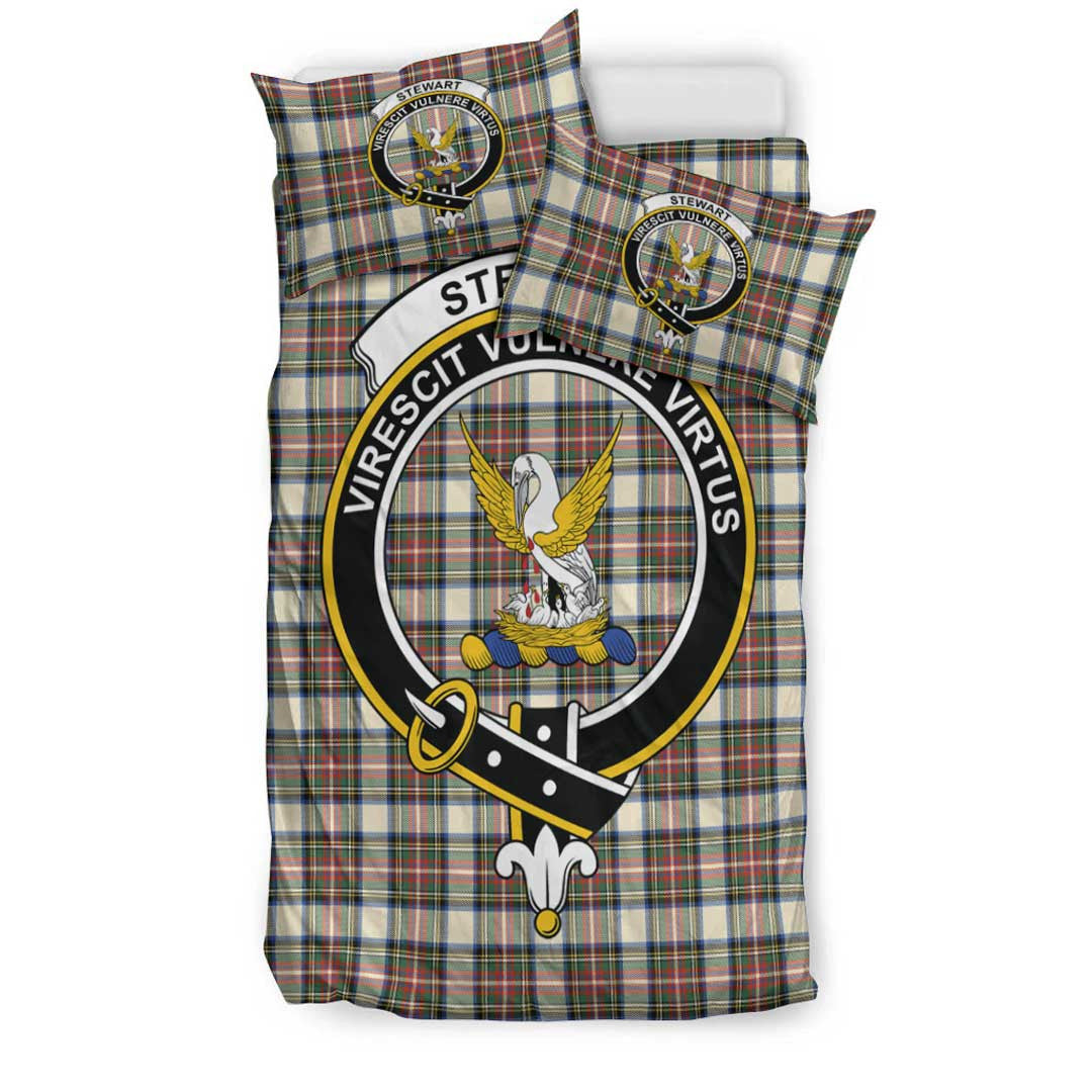 Stewart Dress Ancient Tartan Crest Bedding Set