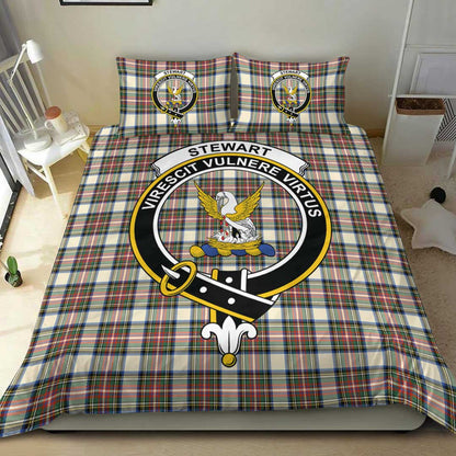 Stewart Dress Ancient Tartan Crest Bedding Set