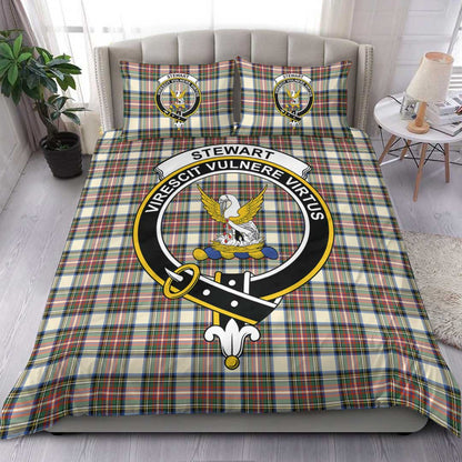 Stewart Dress Ancient Tartan Crest Bedding Set