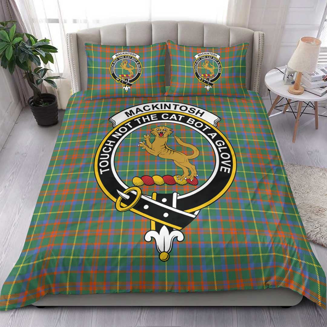 MacKintosh Hunting Ancient Tartan Crest Bedding Set