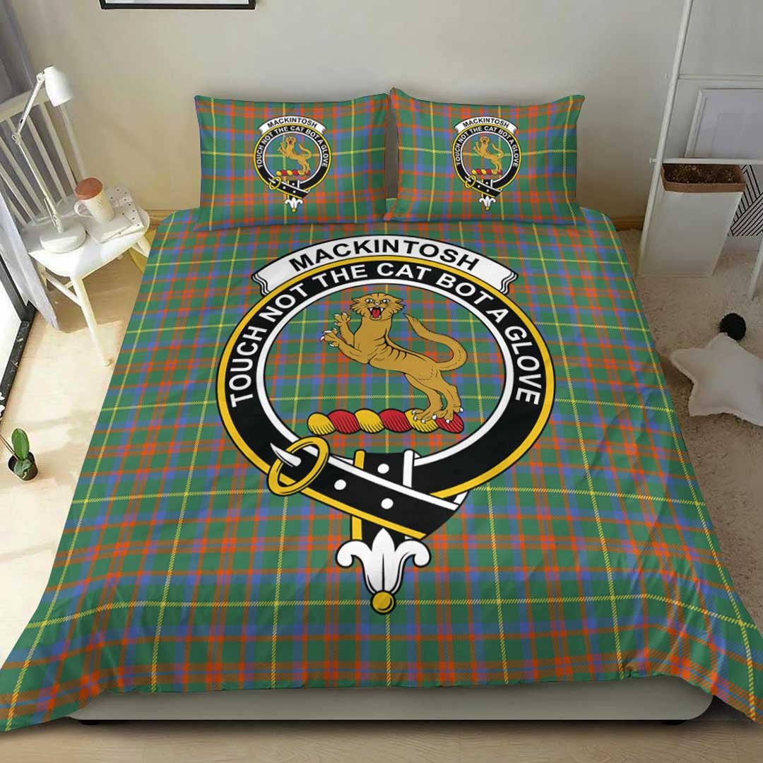 MacKintosh Hunting Ancient Tartan Crest Bedding Set