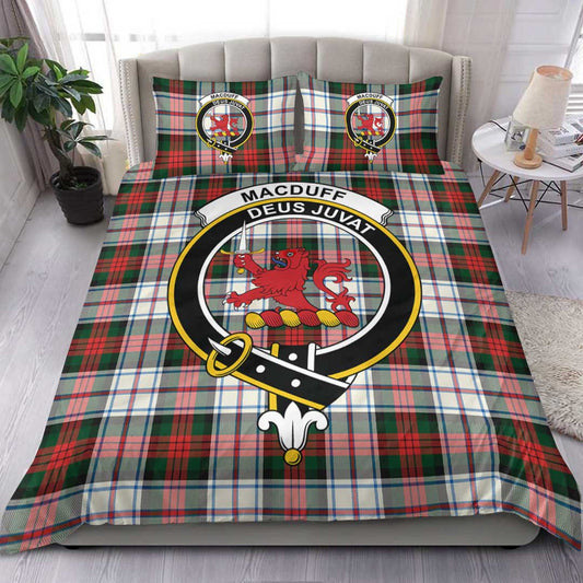 MacDuff Dress Modern Tartan Crest Bedding Set