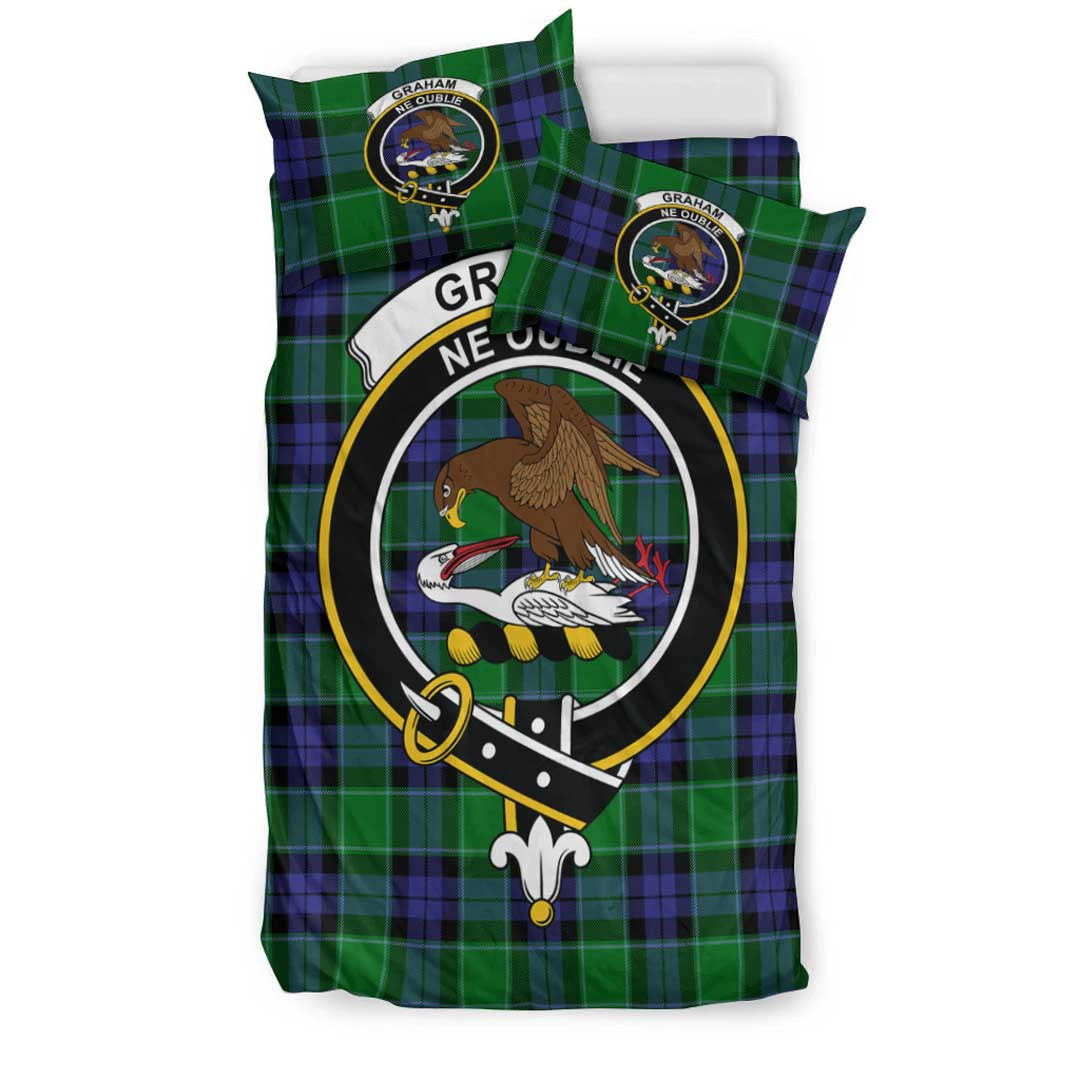 Graham of Menteith Modern Tartan Crest Bedding Set