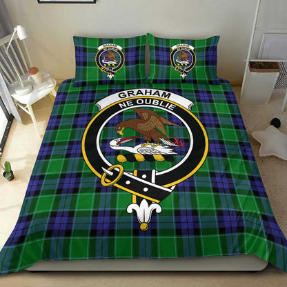 Graham of Menteith Modern Tartan Crest Bedding Set