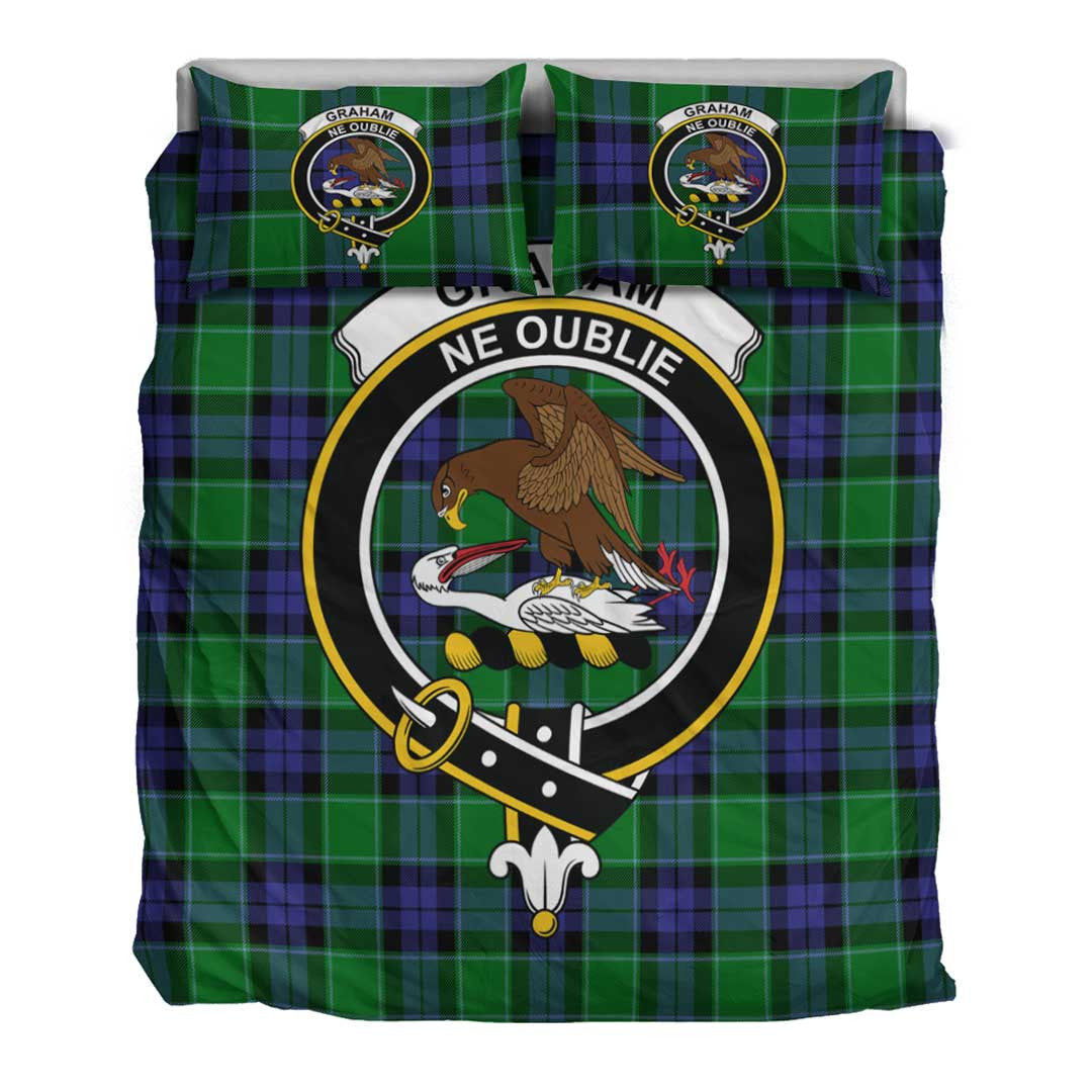 Graham of Menteith Modern Tartan Crest Bedding Set