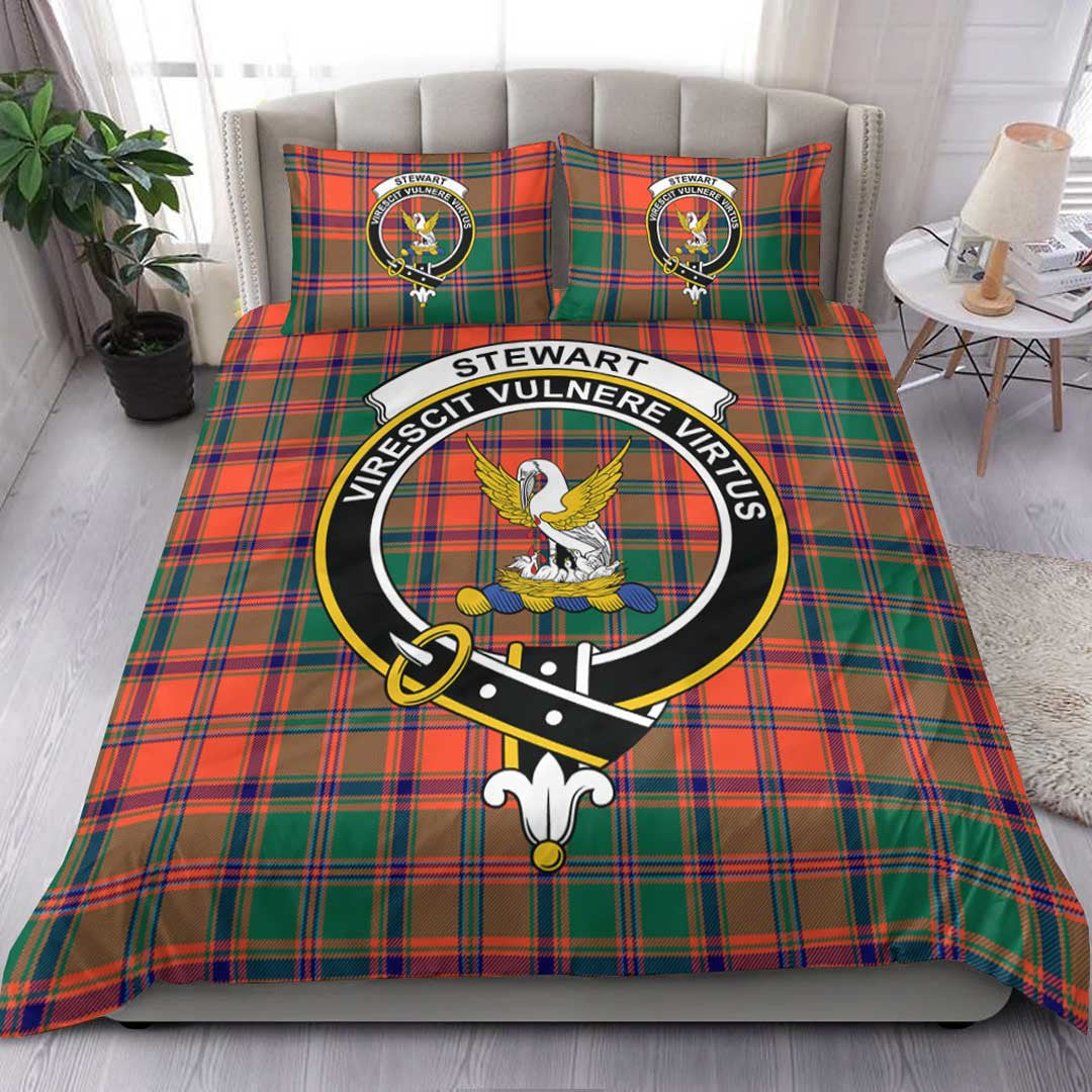 Stewart of Appin Ancient Tartan Crest Bedding Set